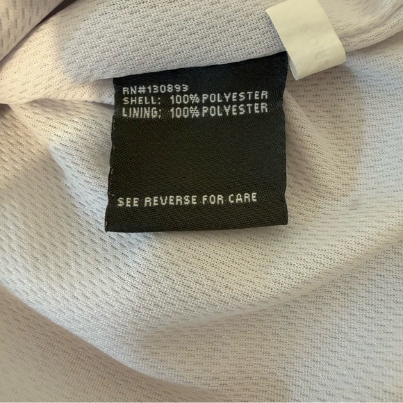 New Balance Hooded Windbreaker Jacket L All-Over Print Full Zip - Picture 13 of 13